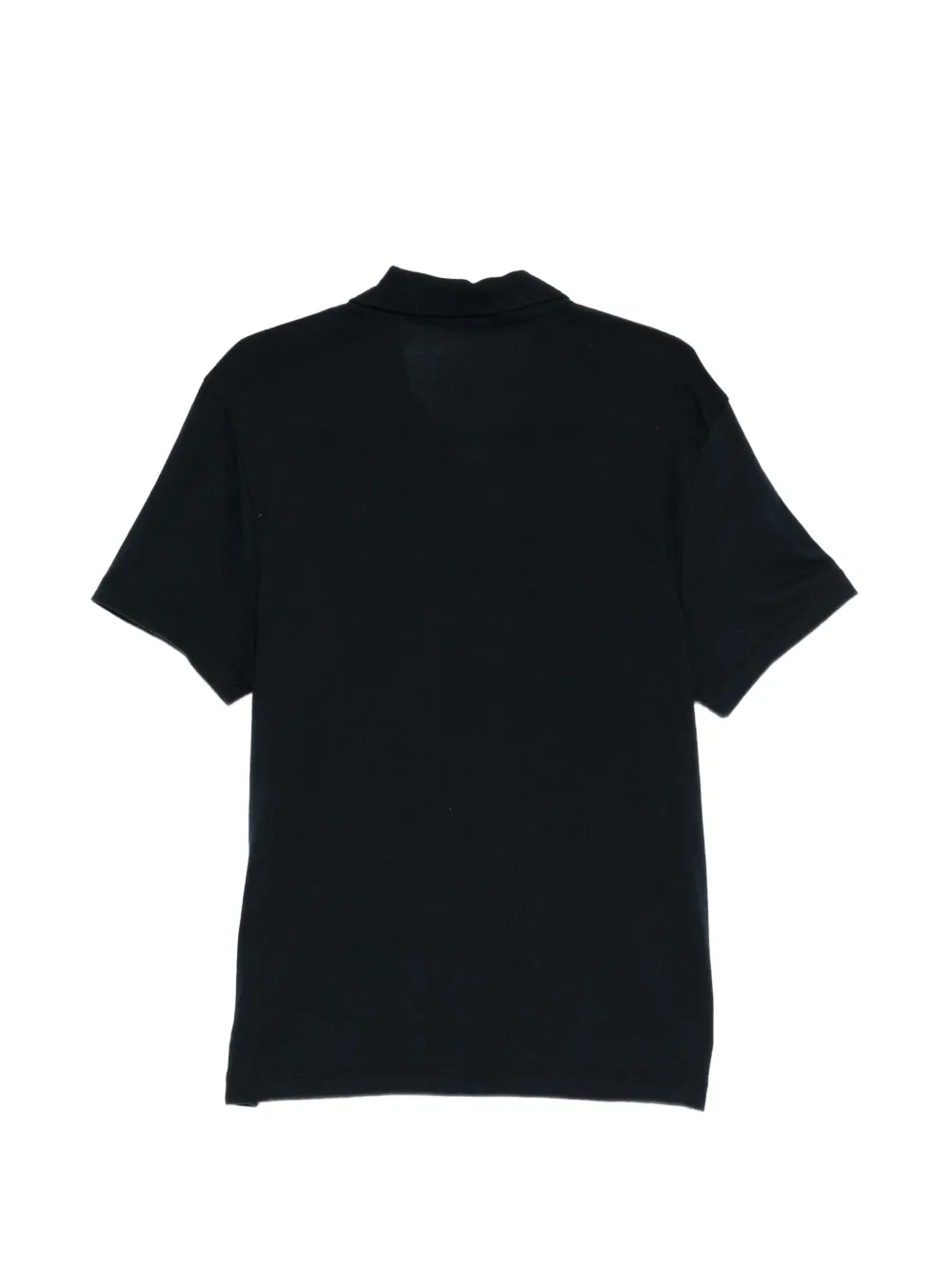 James Perse open-collar short-sleeve polo Blauw