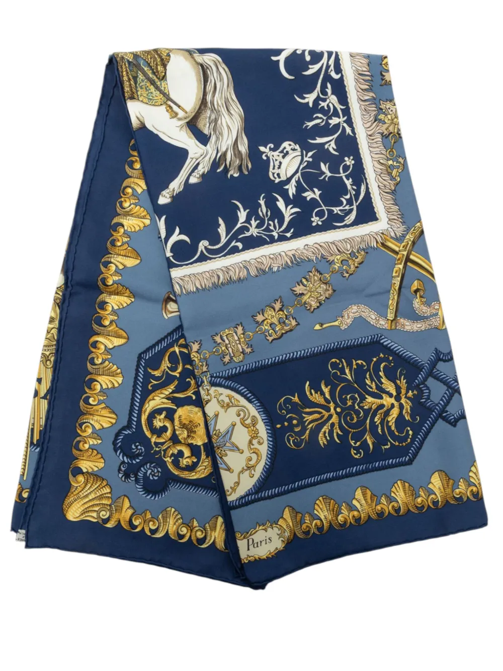Hermès Pre-Owned 20th Century Lvdovicvs Magnvs Seidenschal 90cm - Blau