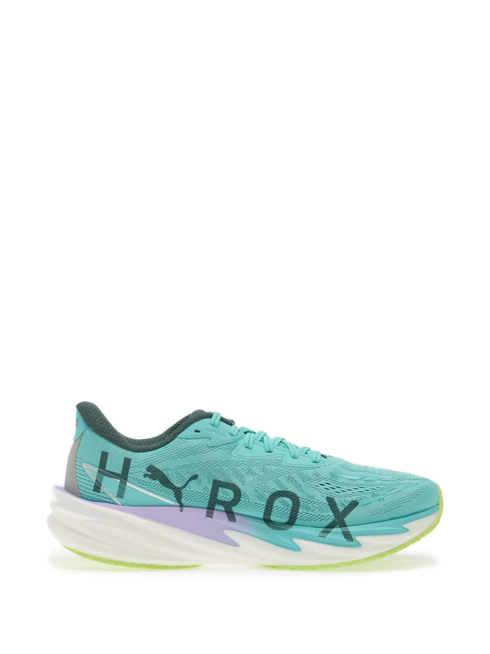PUMA x HYROX Velocity Nitro 5 low-top sneakers met mesh vlakken Groen