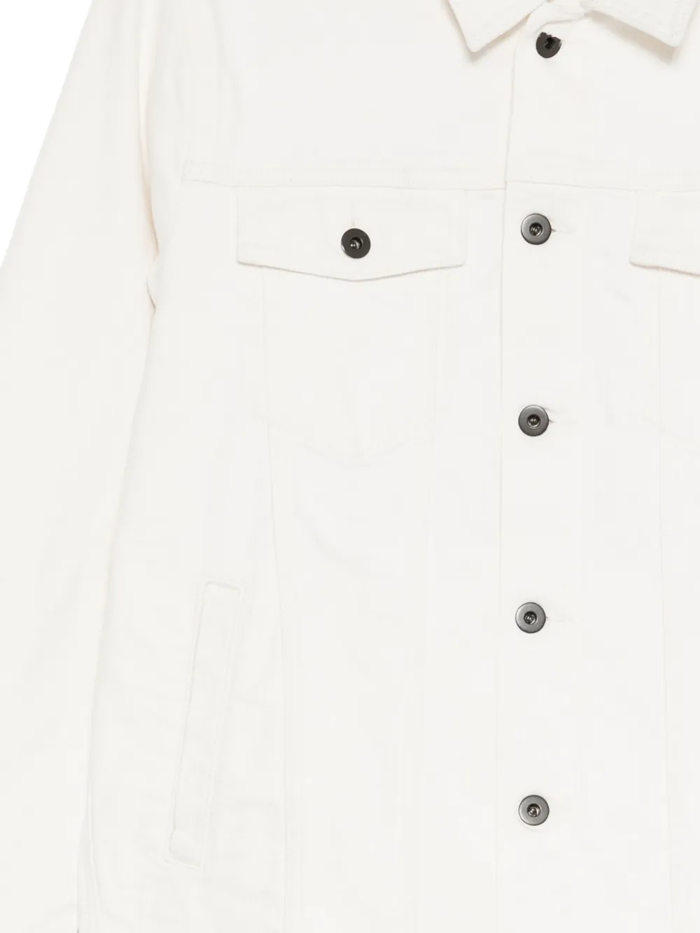 James Perse stretch-denim jacket Beige