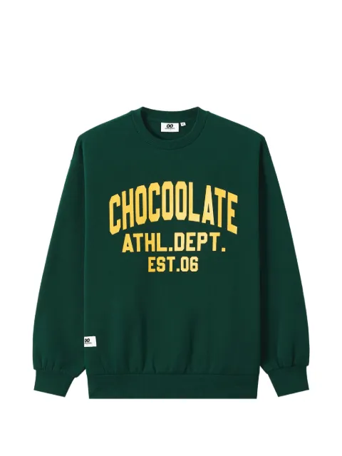 CHOCOOLATE logo-print sweatshirt