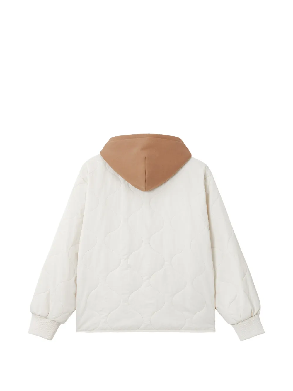 CHOCOOLATE quilted hooded jacket Wit