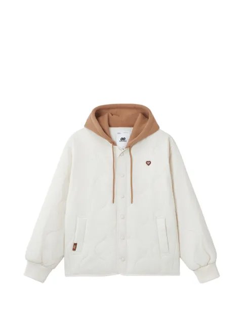 CHOCOOLATE quilted hooded jacket