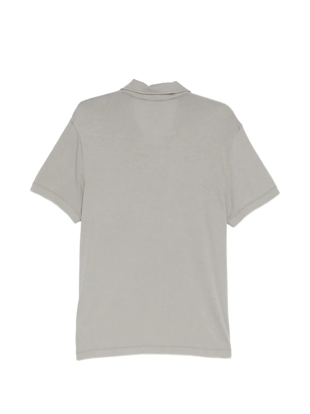 James Perse open-collar short-sleeve polo Grijs