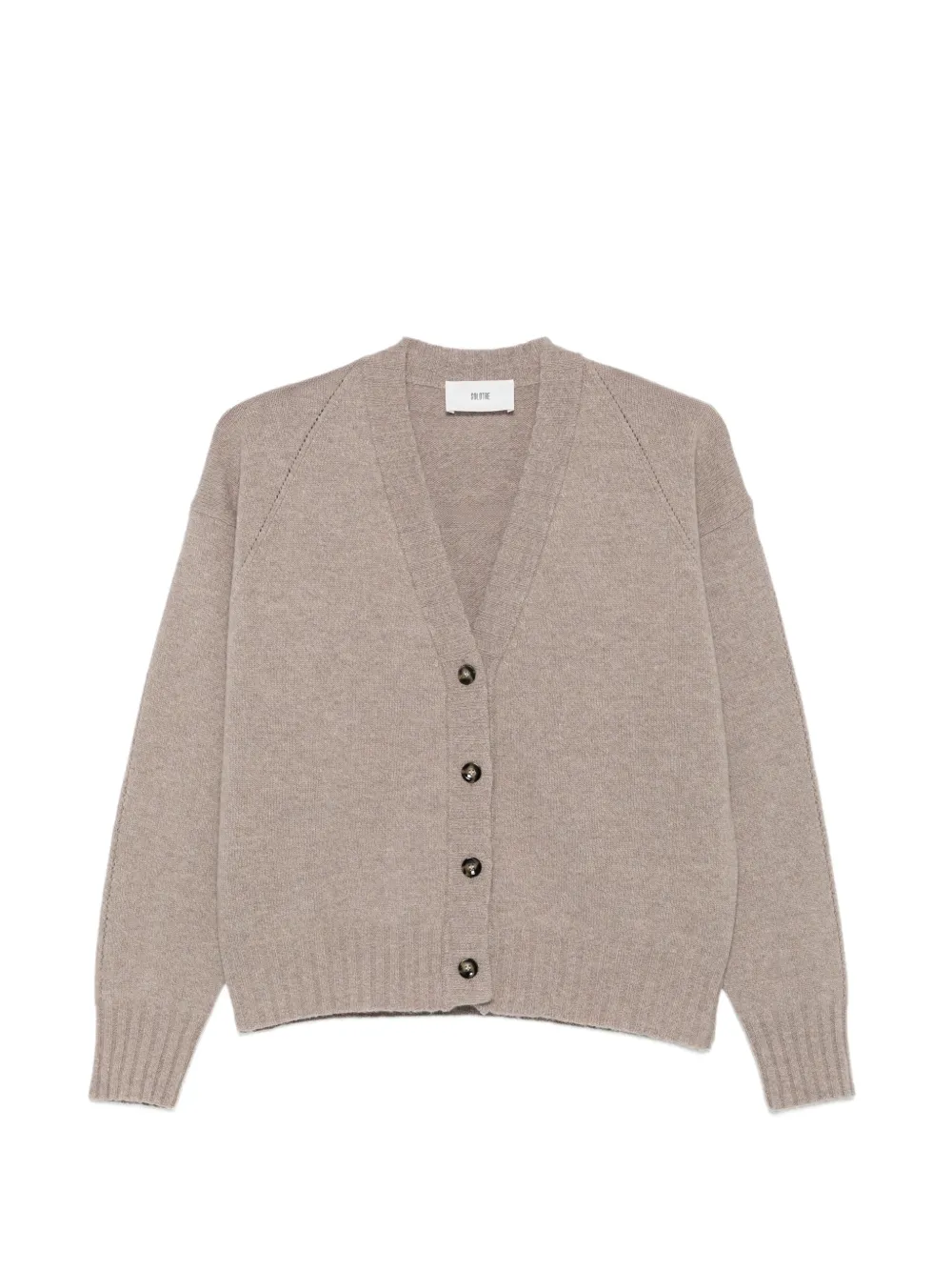 SOLOTRE v-neck button-up cardigan - Tons neutres SOLOTRE v-neck button-up cardigan - Tons neutres