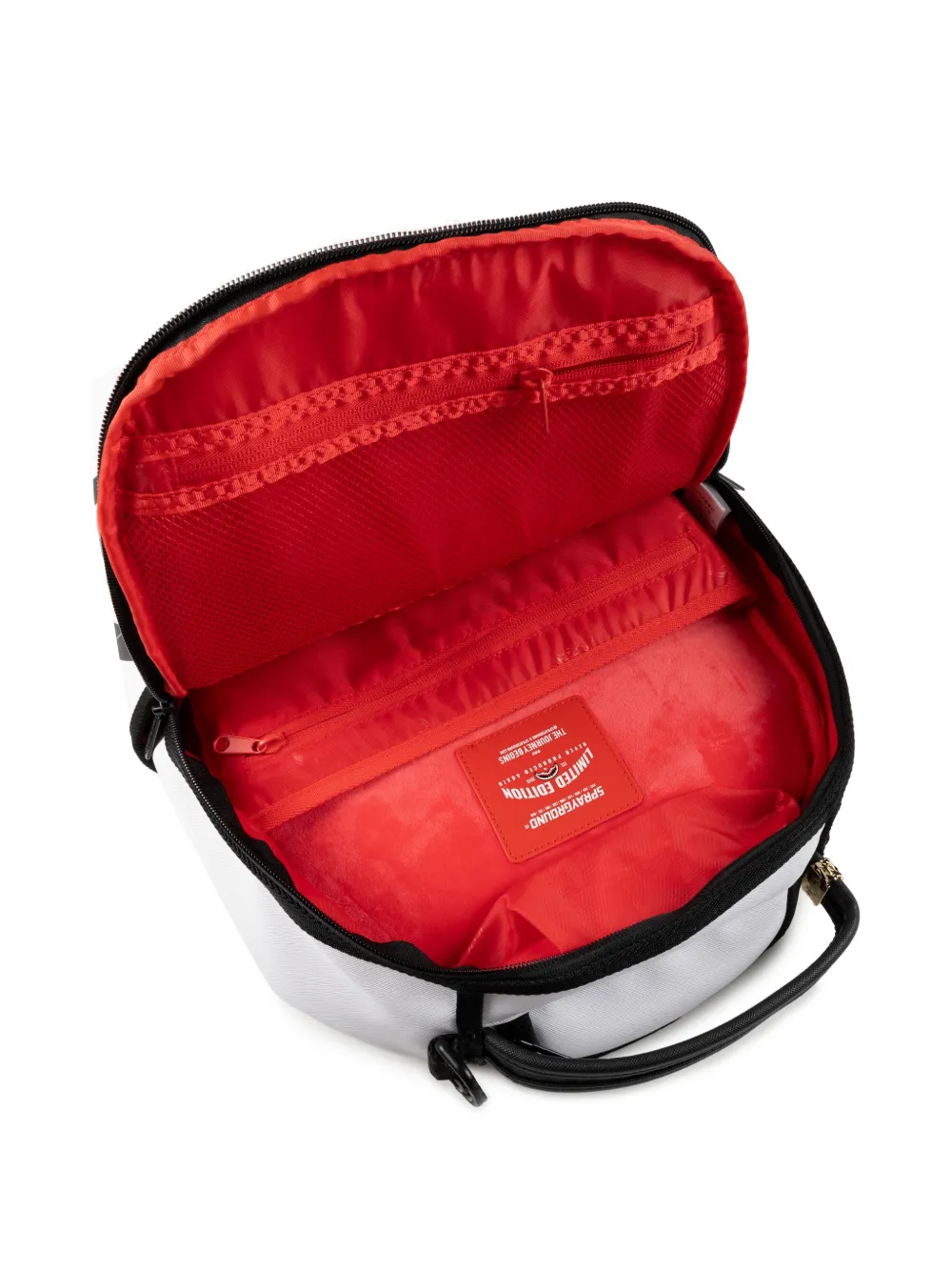 Sprayground Rugzak met print Wit