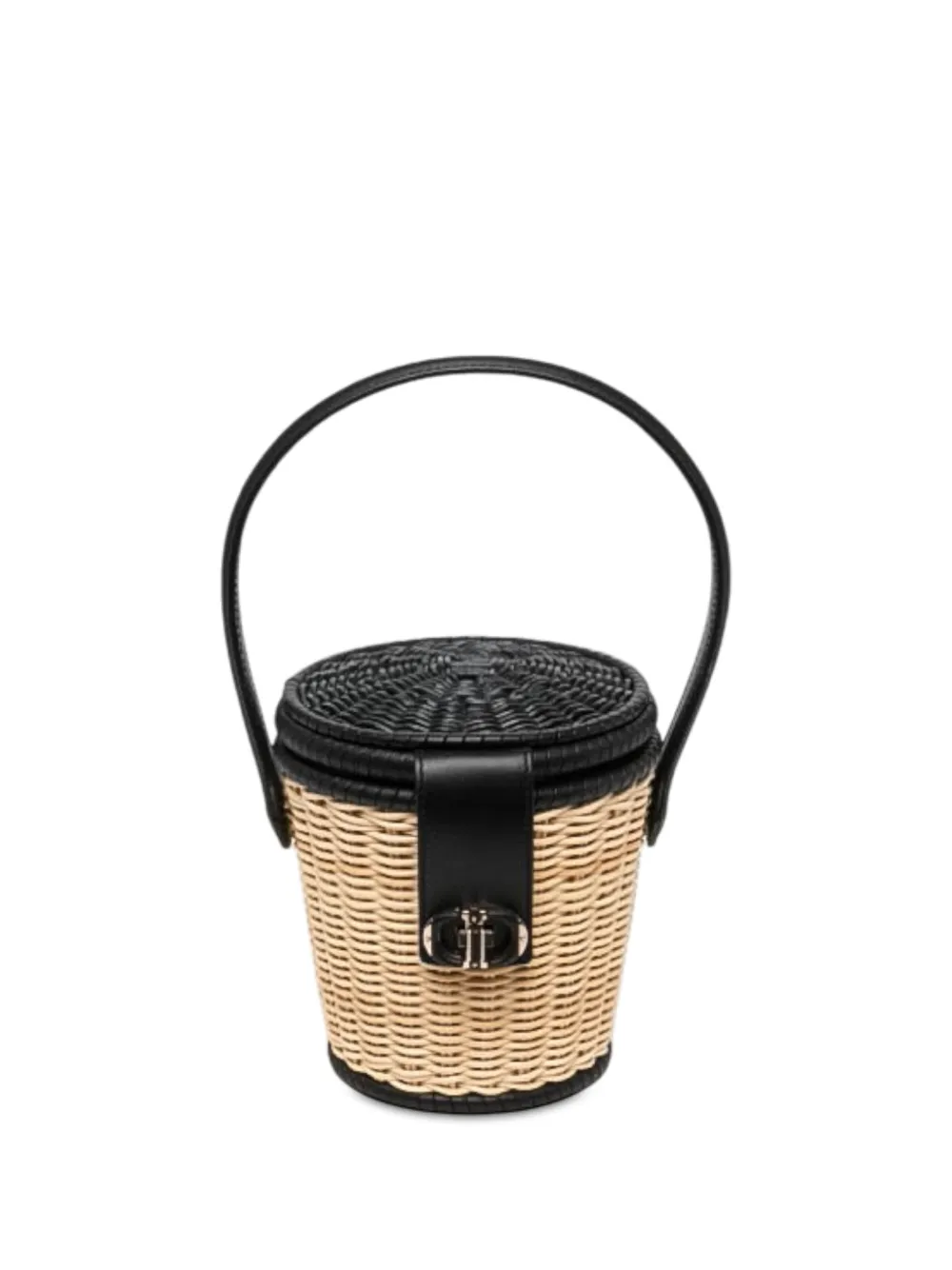Christian Dior Pre-Owned sac seau Wicker CD (2022) - Noir Christian Dior Pre-Owned sac seau Wicker CD (2022) - Noir