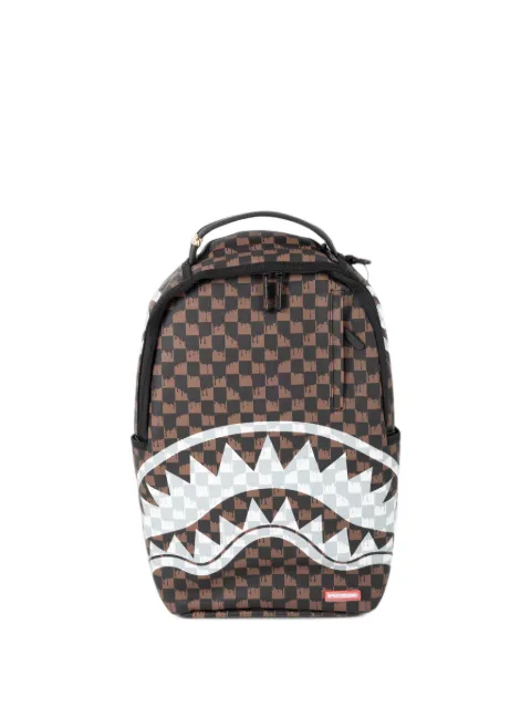 Sprayground Paris check-print backpack