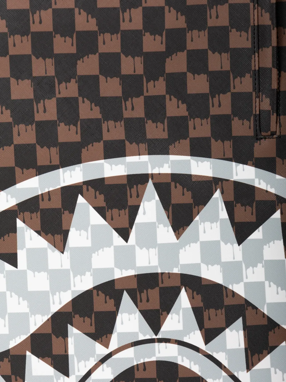Sprayground Paris geruite rugzak Bruin