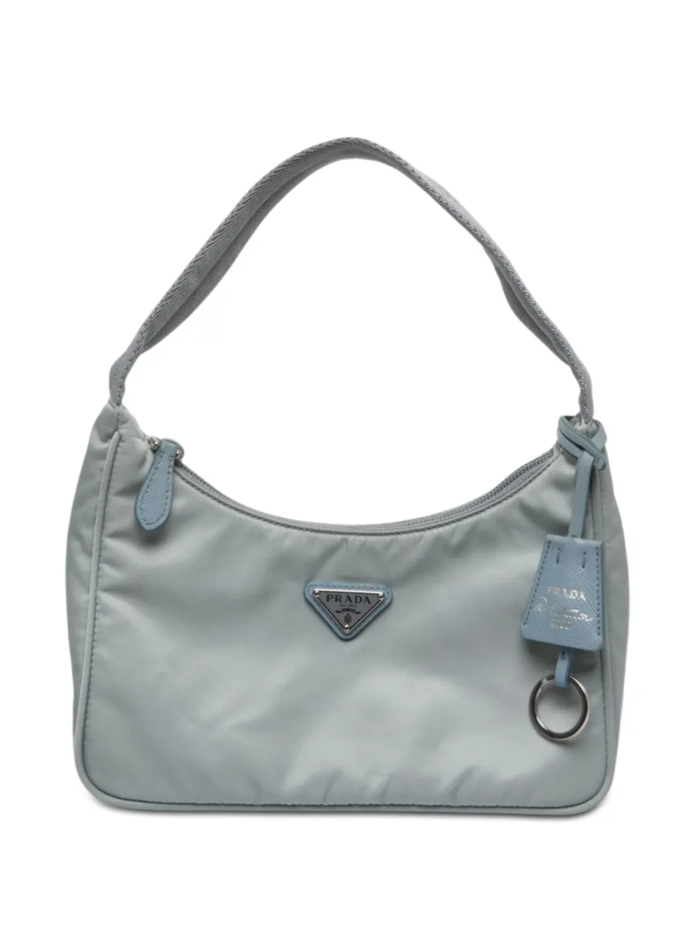 Prada Pre-Owned Borsa a spalla Re Edition 2000 mini in tessuto 2019-2026 - Blu