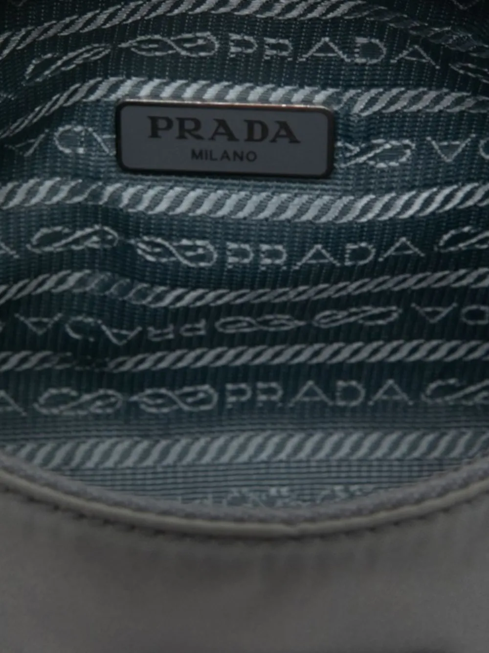 Prada Pre-Owned 2019-2026 Tessuto Re Edition 2000 mini-schoudertas Blauw