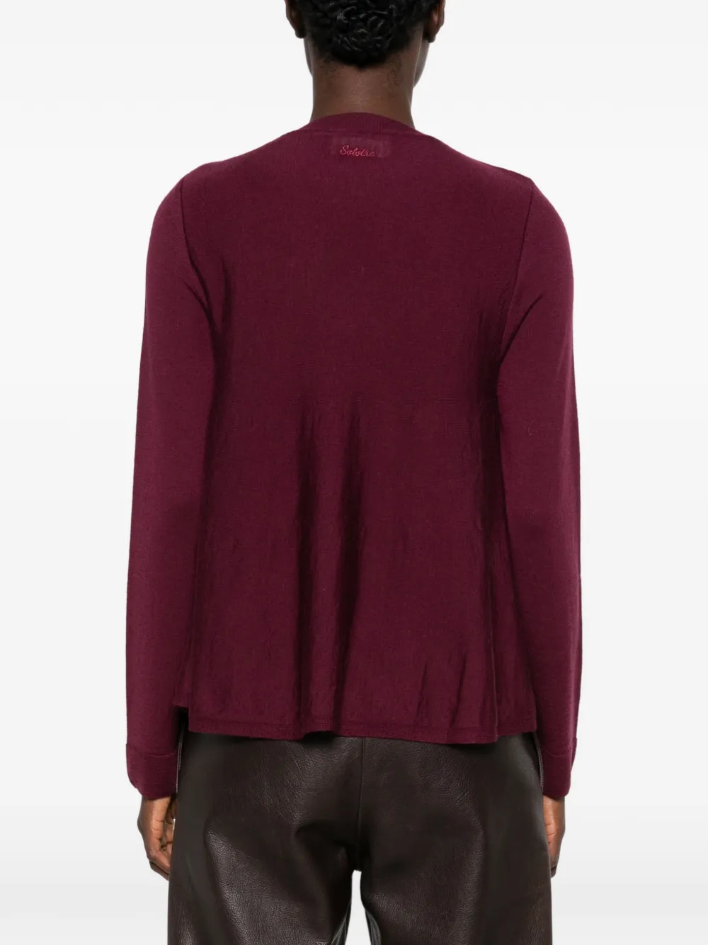 SOLOTRE Flared trui Rood