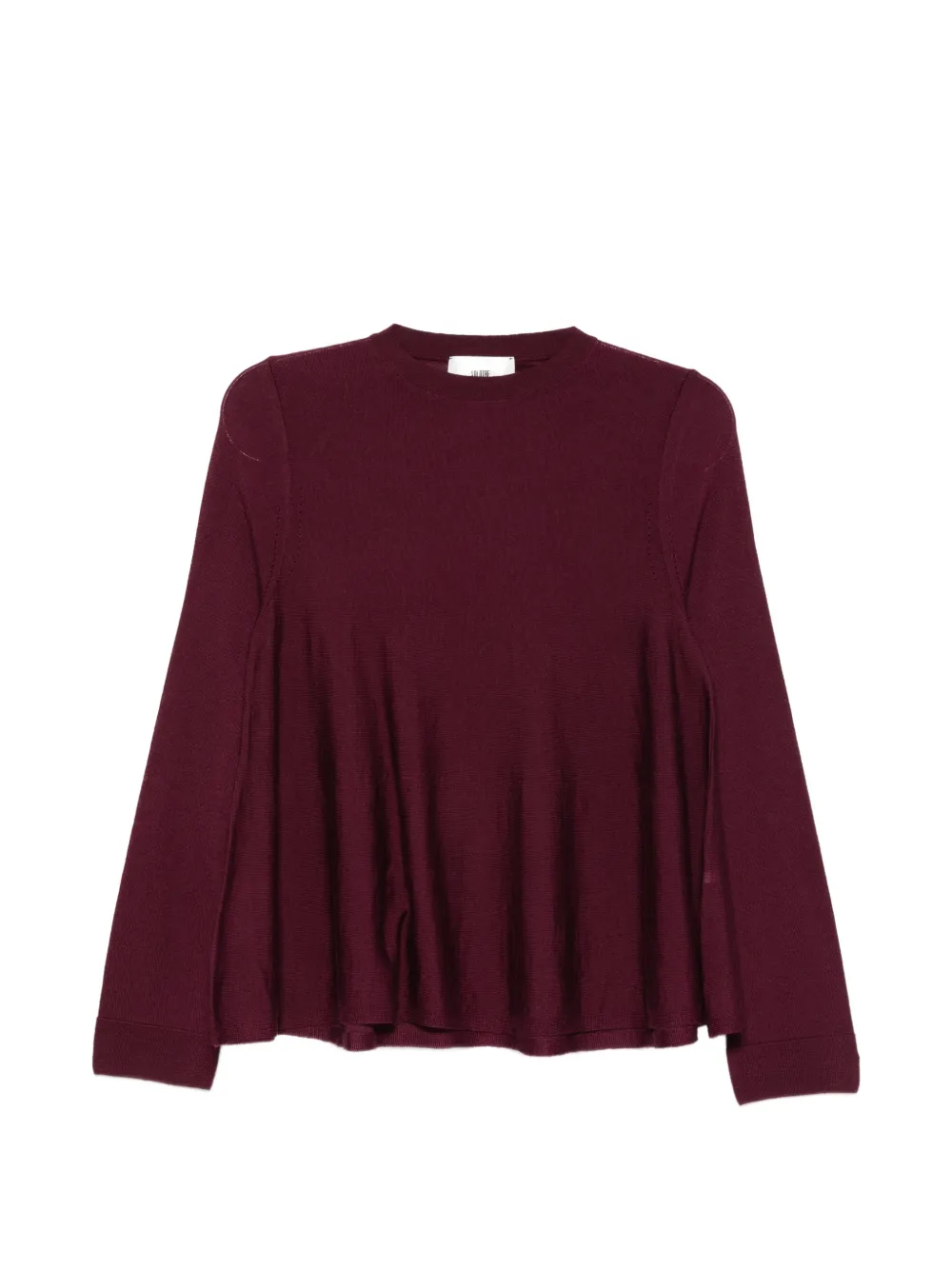 SOLOTRE flared sweater - Rouge SOLOTRE flared sweater - Rouge