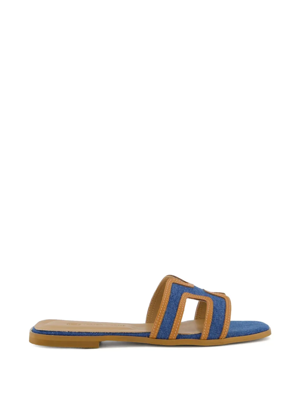 Gibaldi Joy cut-out denim sandals - Blu