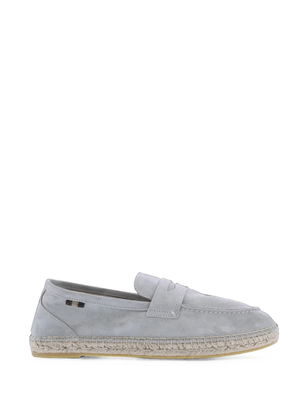 Paris Punk suede espadrille loafers - Grigio