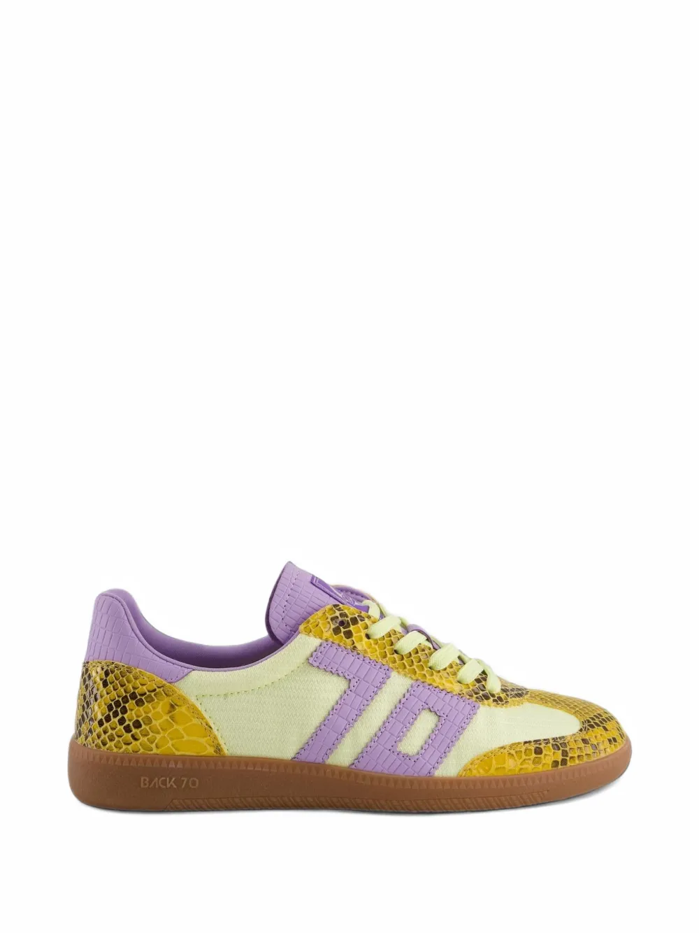 Back 70 Ghost Snake-effect Sneakers In Yellow