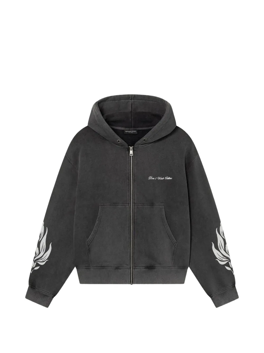 Don't Waste Culture Wesandra graphic-print zip-up hoodie