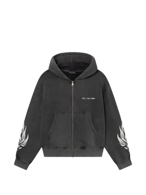 Don't Waste Culture Wesandra graphic-print zip-up hoodie
