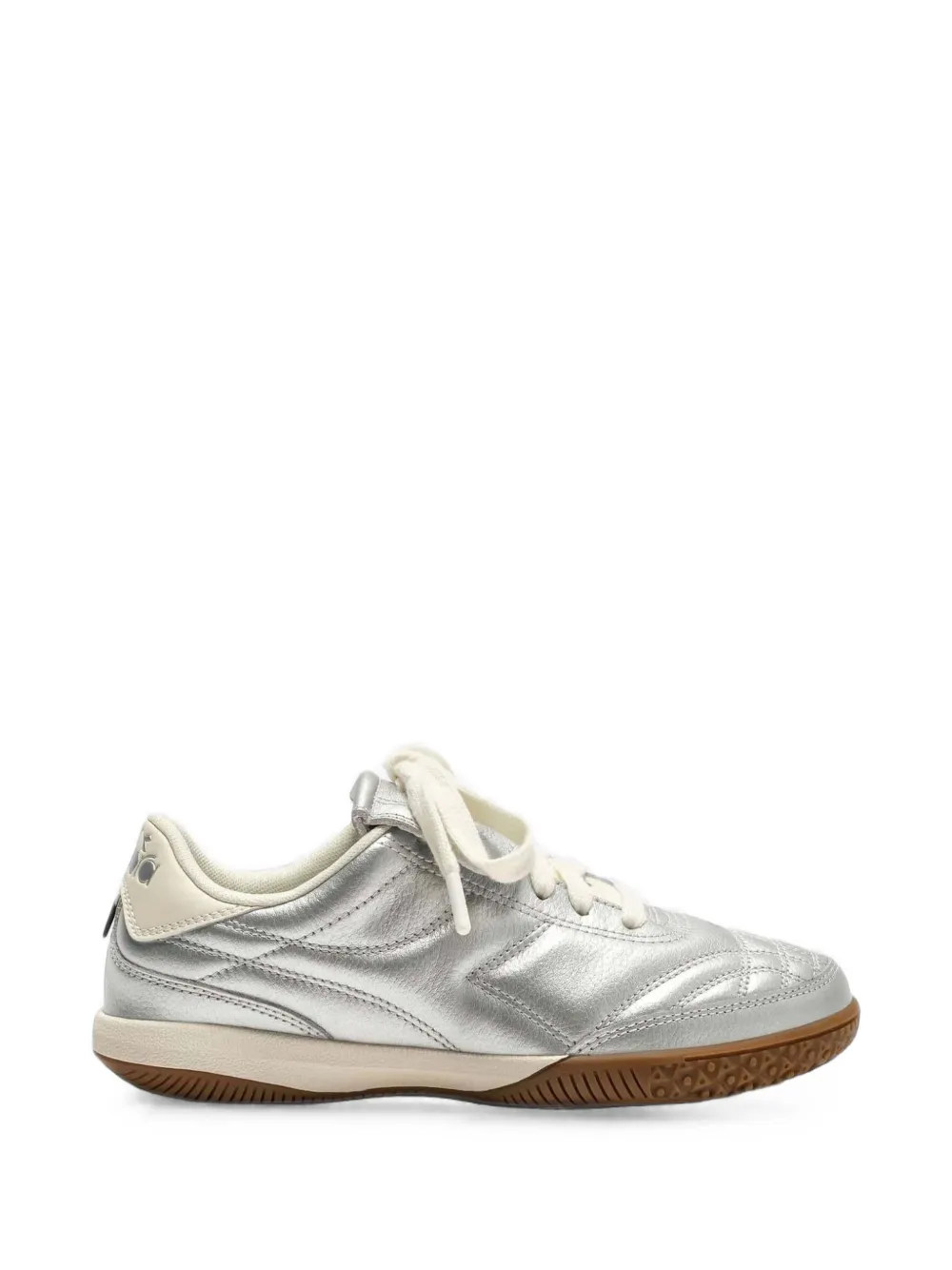Diadora metallic leather indoor sneakers