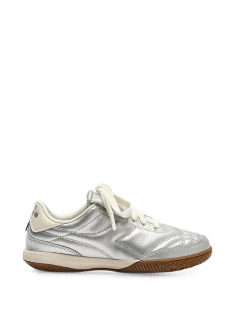 Diadora metallic leather indoor sneakers