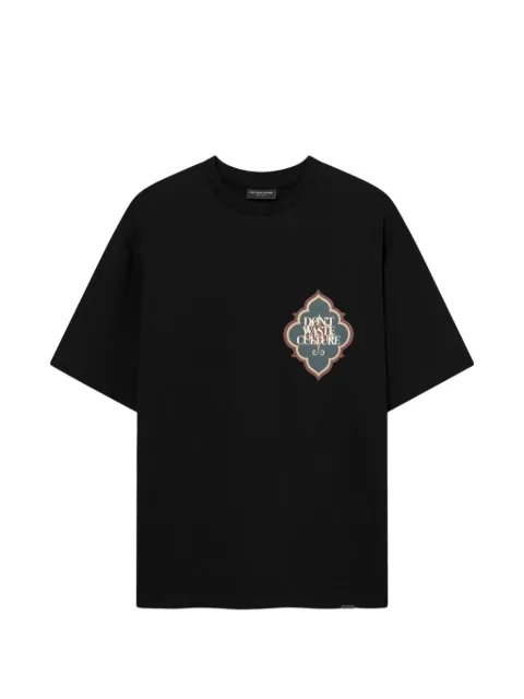 Don't Waste Culture logo-print short-sleeve T-shirt