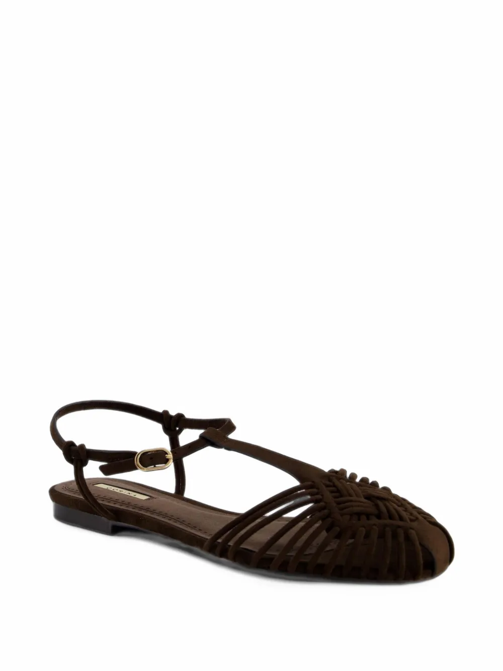 CORINA woven caged sandals