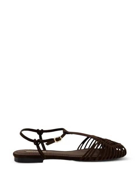 CORINA woven caged sandals