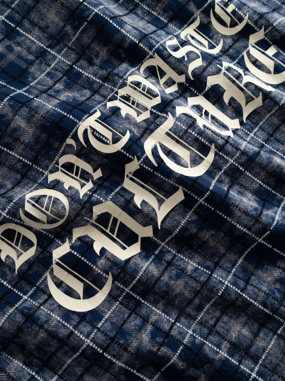 Don't Waste Culture Levi geruit overhemd Blauw