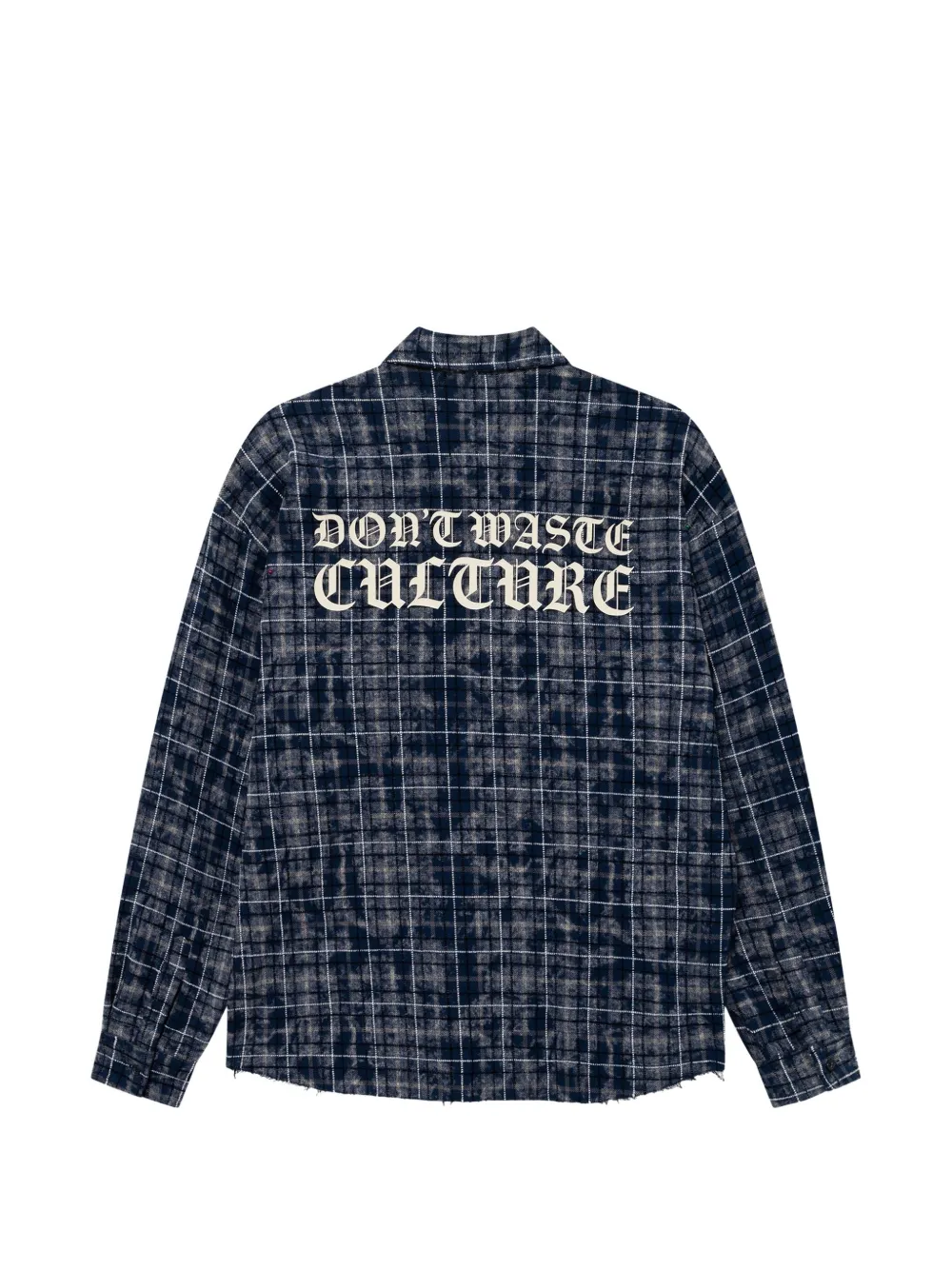 Don't Waste Culture Levi geruit overhemd Blauw