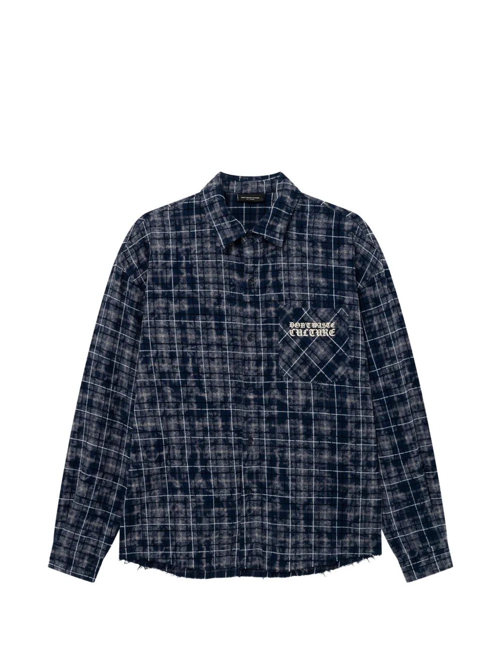 Don't Waste Culture Levi check-print shirt
