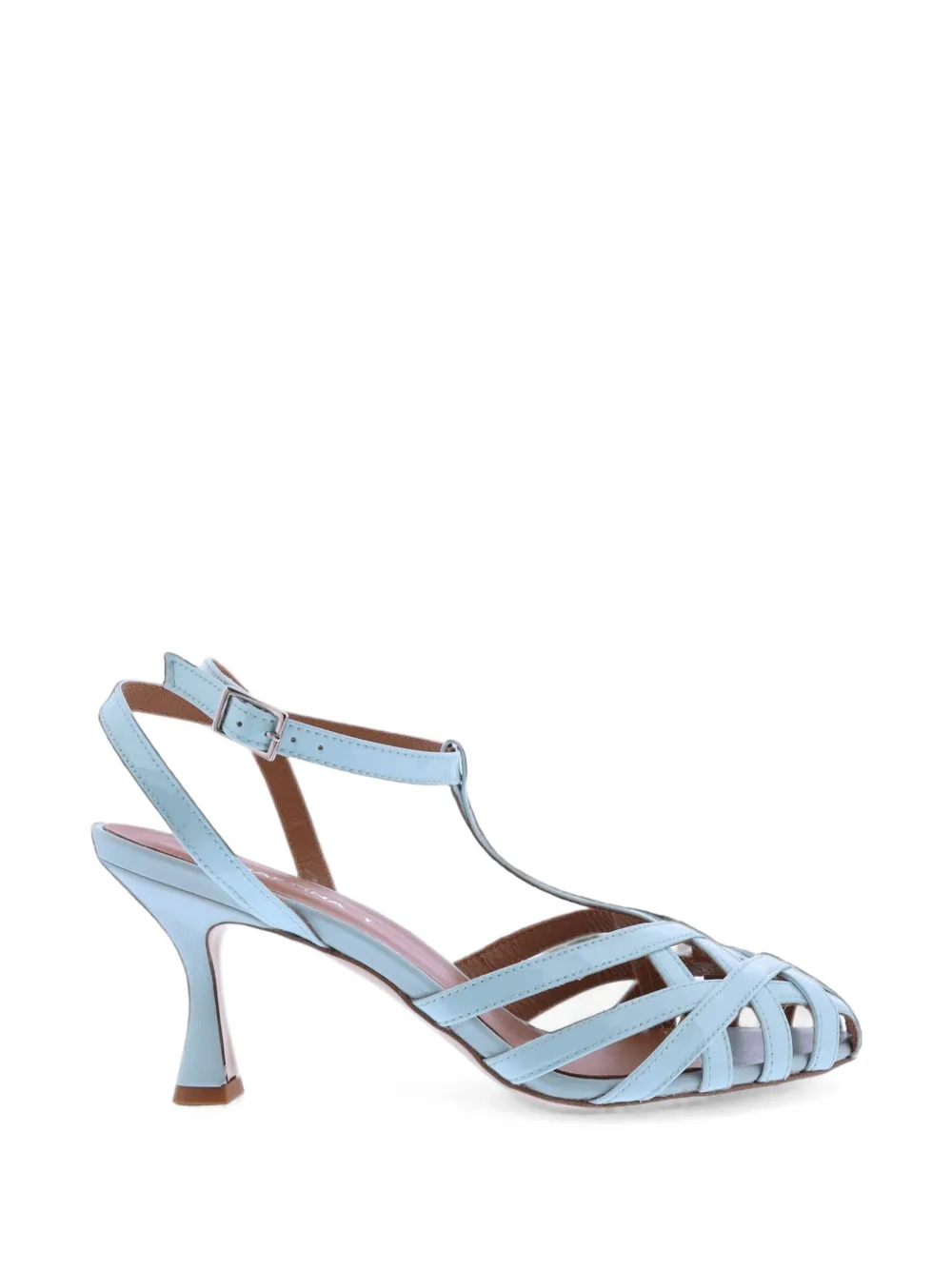 Gibaldi patent-leather cage sandals