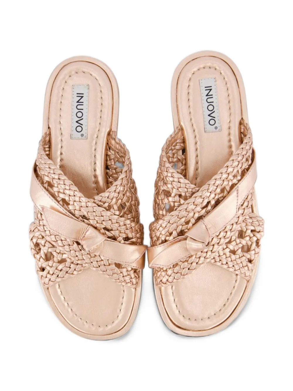 INUOVO braided flat sandals