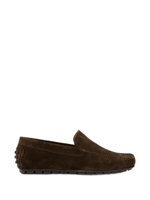 Gibaldi suede slip-on loafers