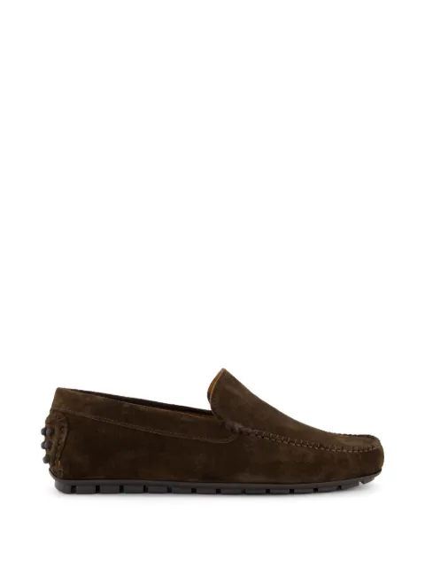Gibaldi suede slip-on loafers