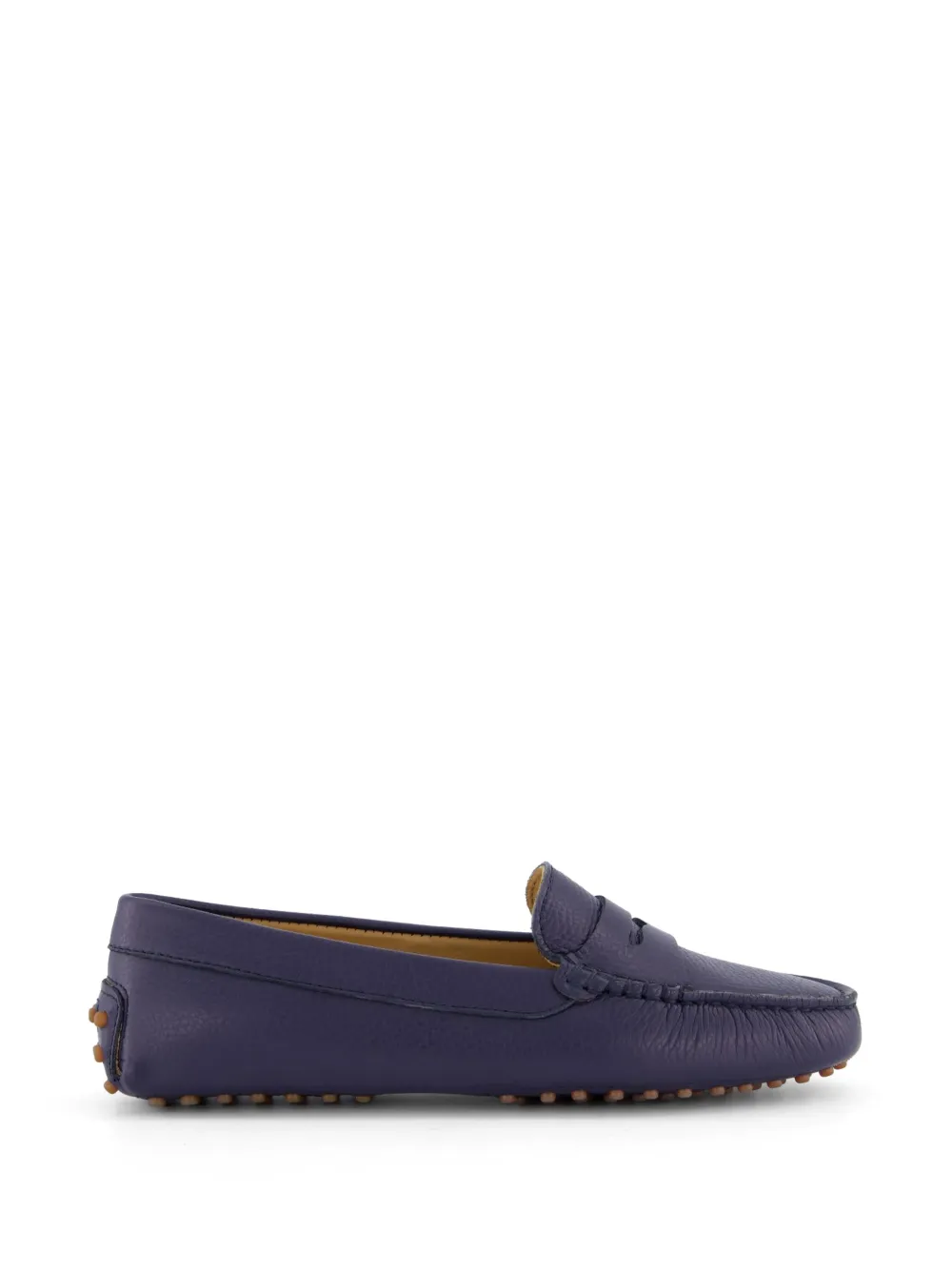 Atelier Verdi grained leather loafers - Blu