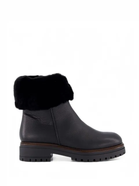 Gibaldi faux-fur trim ankle boots
