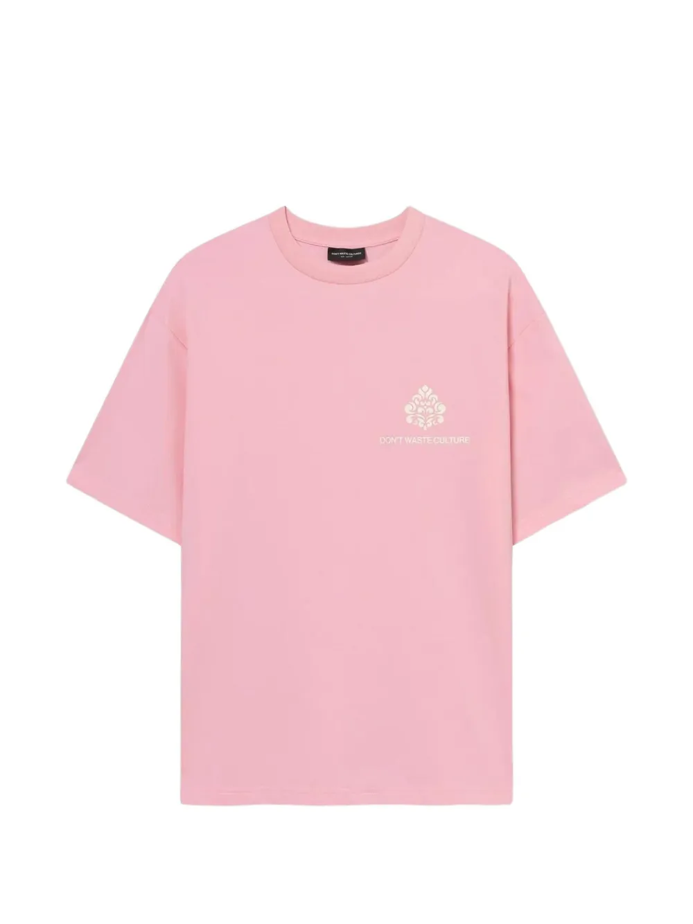 Don't Waste Culture logo-print drop-shoulder T-shirt