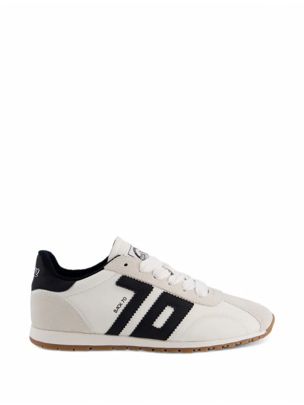 BACK 70 Asian logo-patch sneakers - Gelb