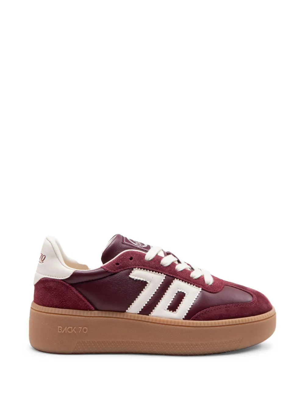 Back 70 Xxl Panelled Sneakers In Red