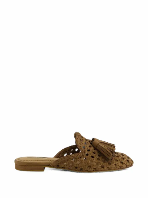 CORINA woven tassel slip-on