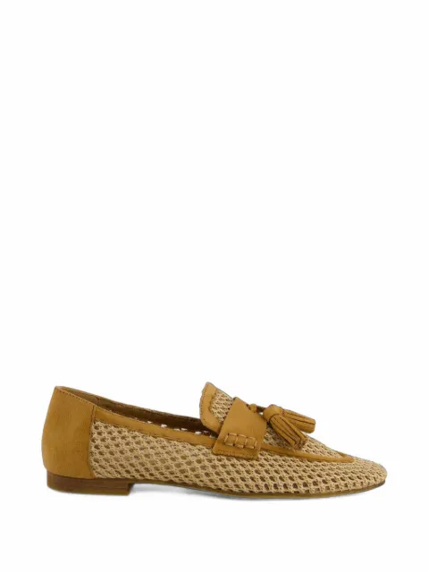 CORINA tassel-detail mesh loafers