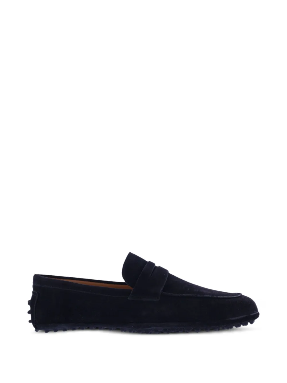PERRONE suede loafers | Black | Image 1