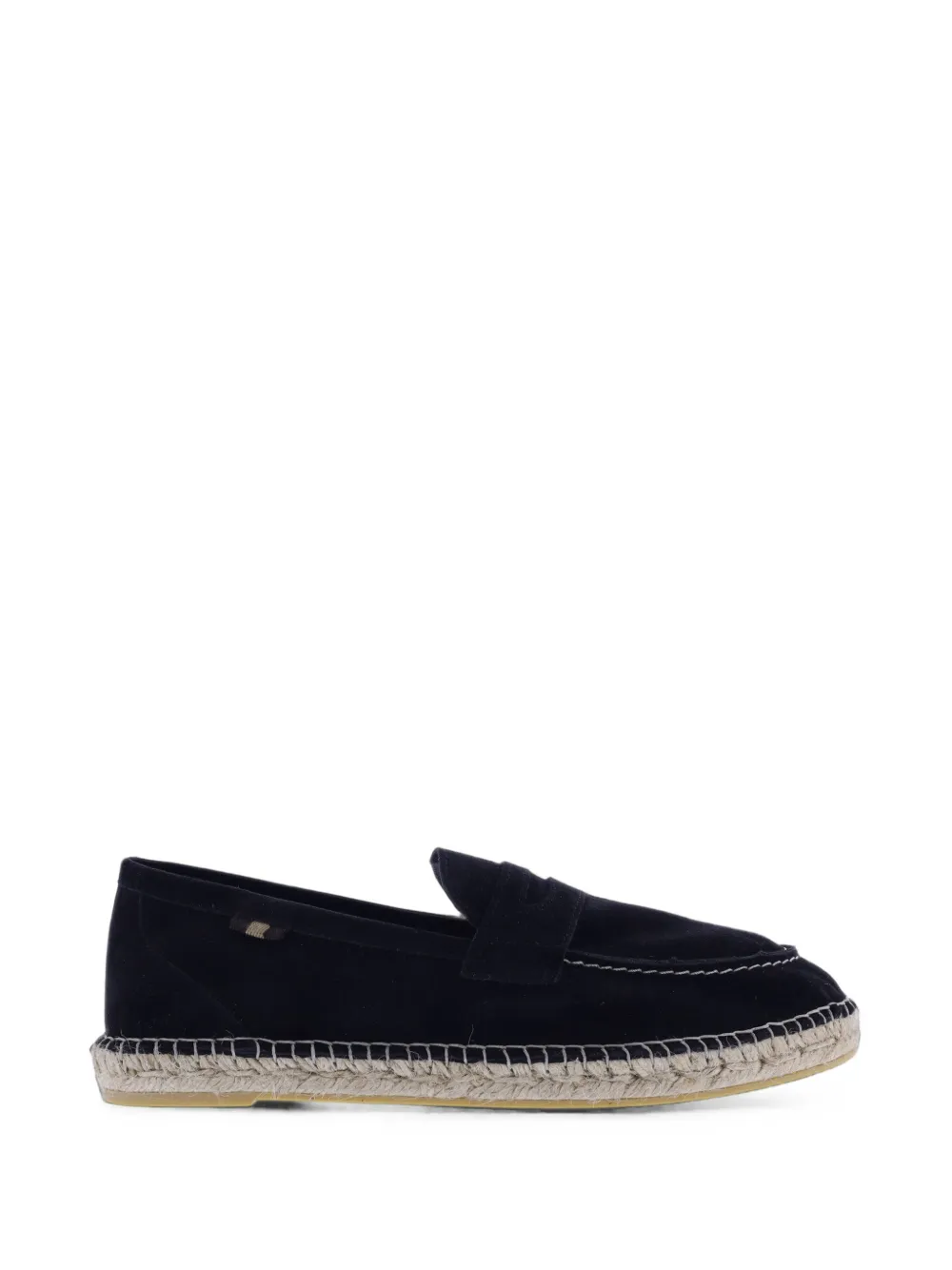 Paris Punk espadrille penny loafers - Nero