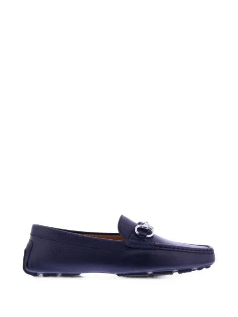 Paris Punk Gianluca Perrone horsebit-detail grained leather loafers