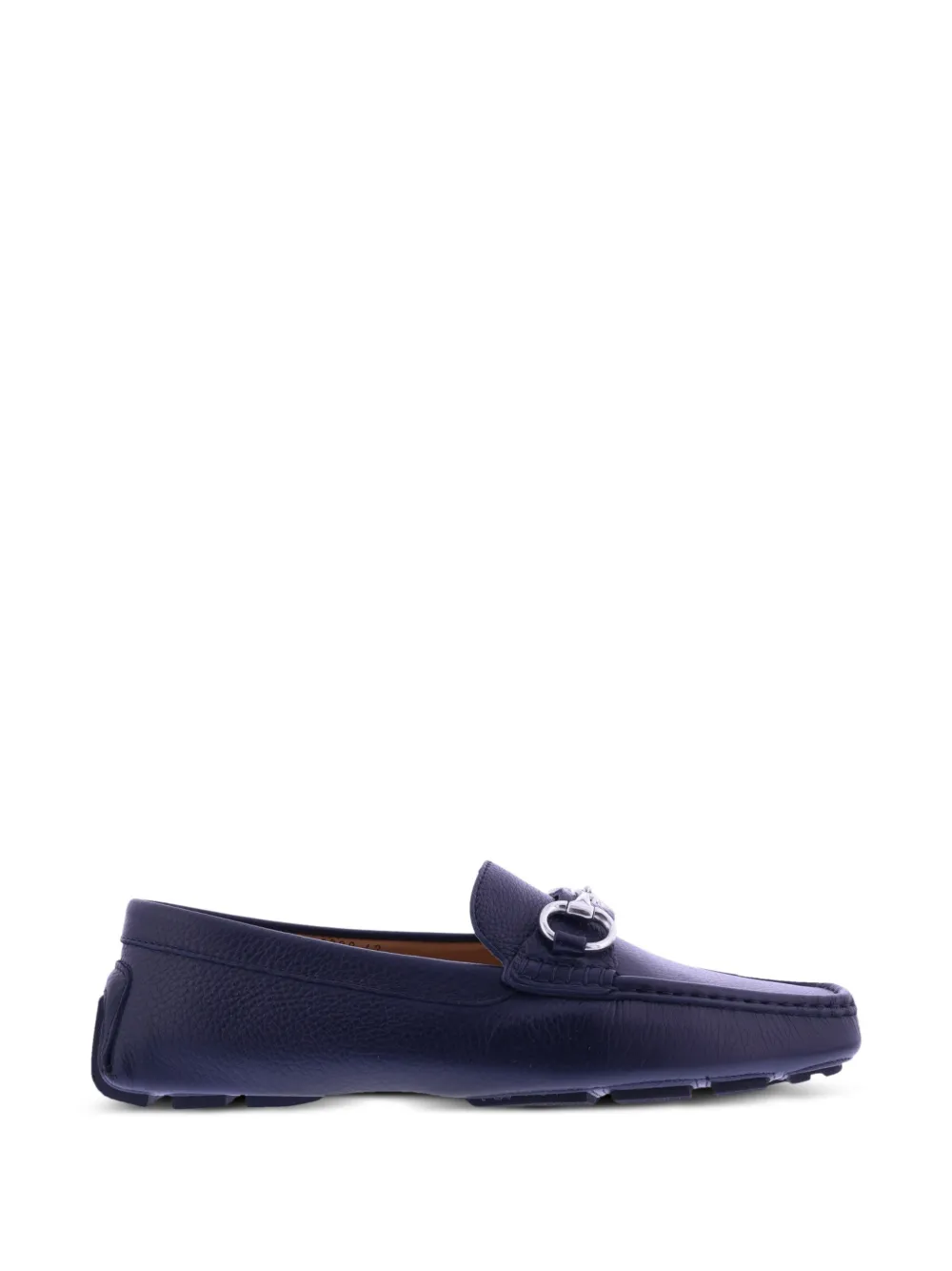 Paris Punk Gianluca Perrone horsebit-detail grained leather loafers - Blau
