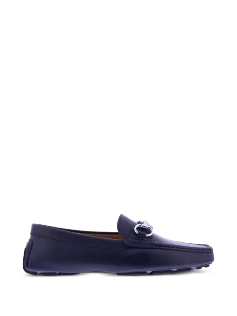 Paris Punk Gianluca Perrone horsebit-detail grained leather loafers