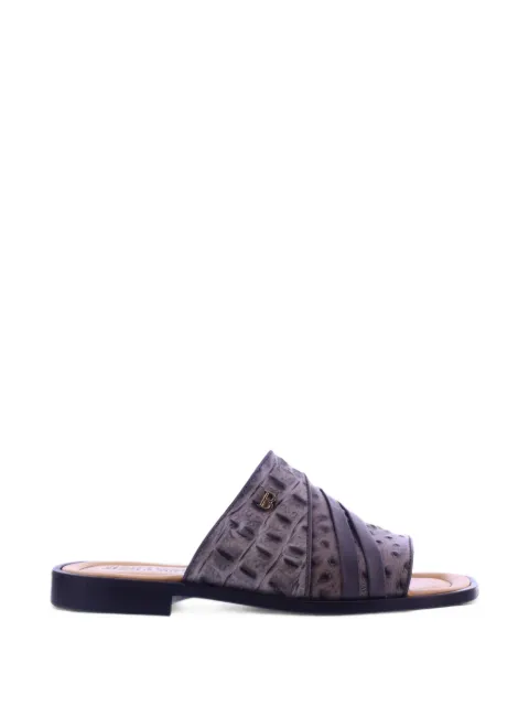 BERTOZZI crocodile-effect leather sandals