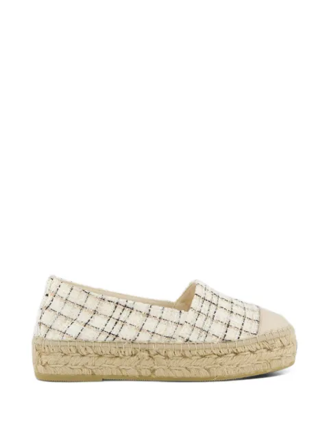 Atelier Verdi Espadrilles in tweed con plateau
