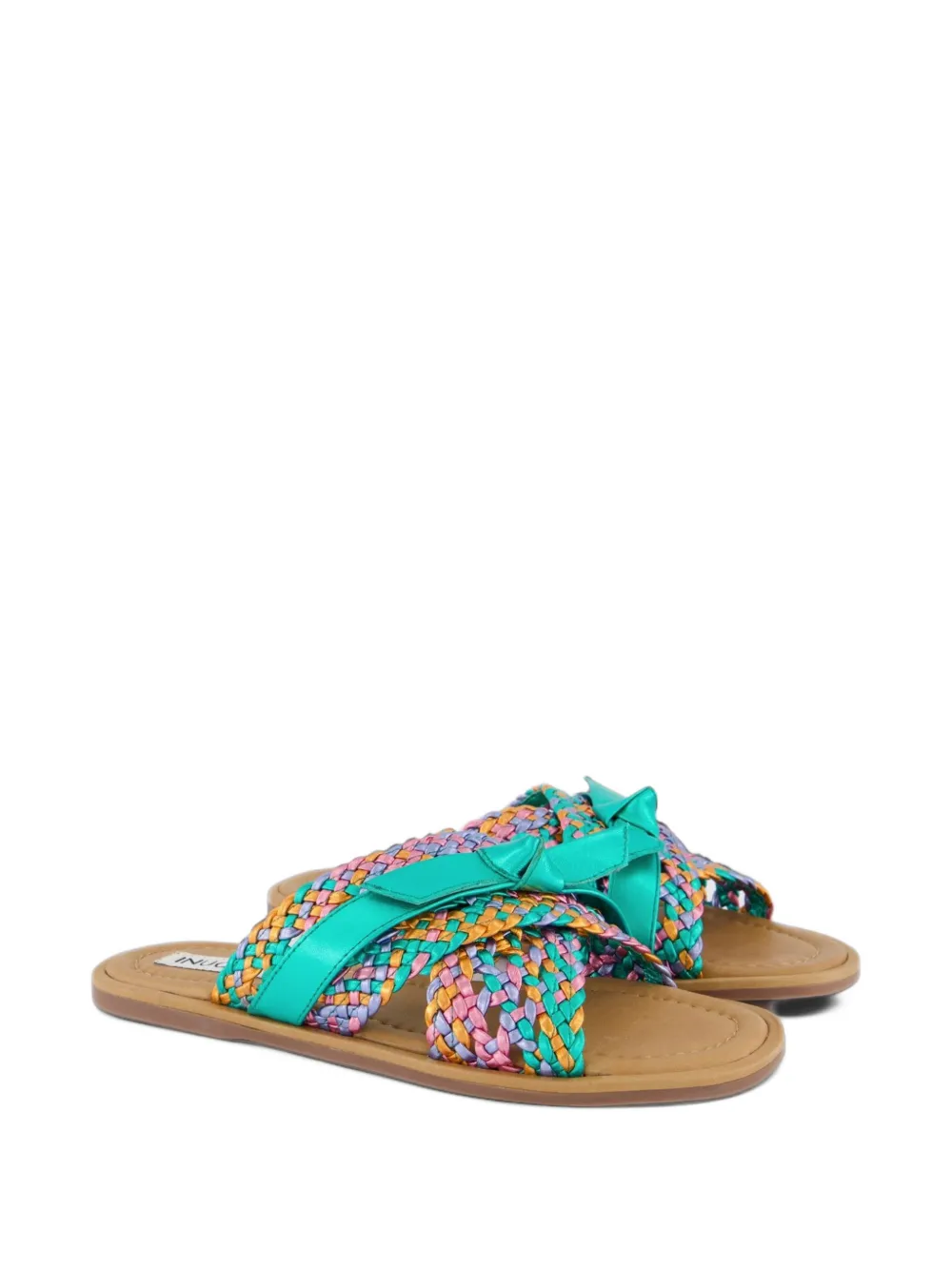 INUOVO braided-straps flat sandals
