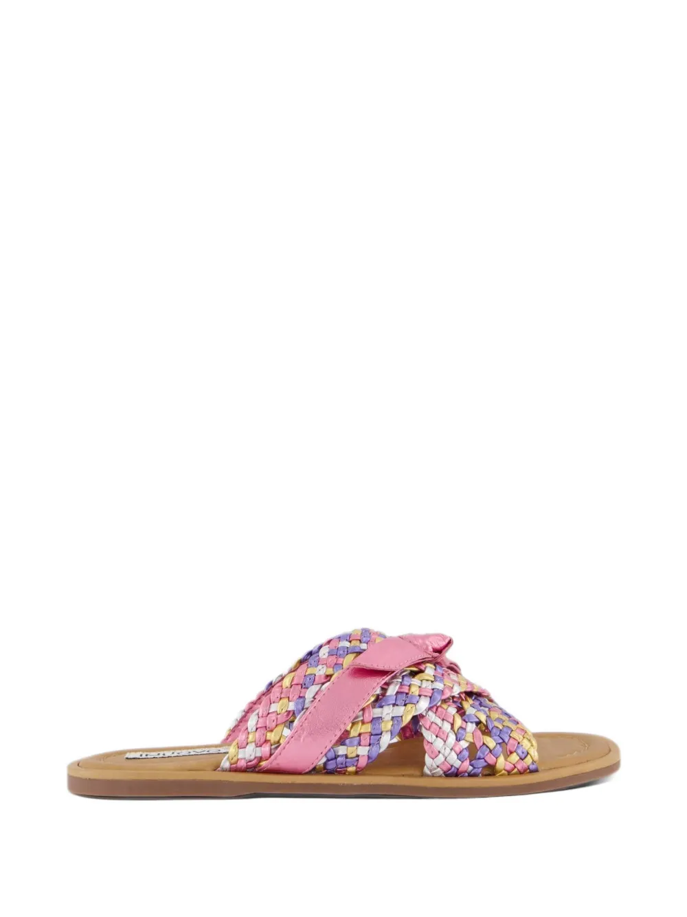 INUOVO braided bow-detail sandals